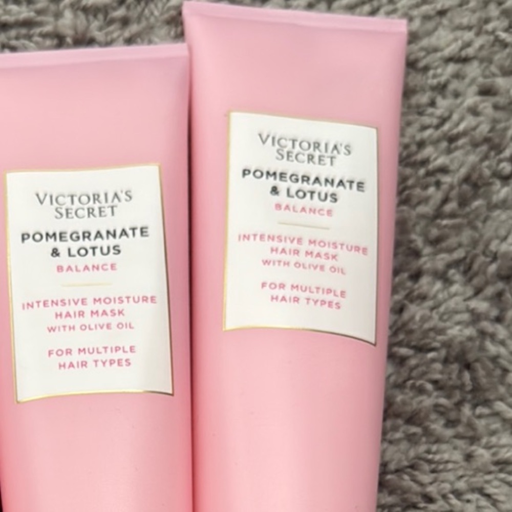 Victoria's Secret Pomegranate & Lotus Hair Mask Trio